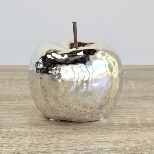 Ceramic Silver Apple Decora Home Home décor and accesories